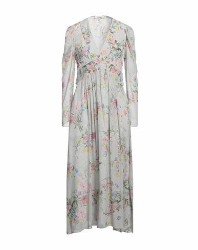 Dorothee Schumacher Woman Maxi dress Light grey Silk Cover