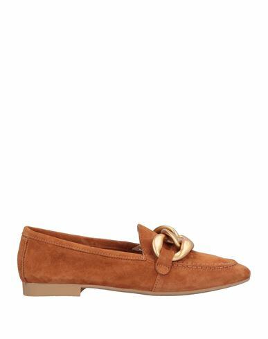 Formentini Woman Loafers Camel Soft Leather Cover