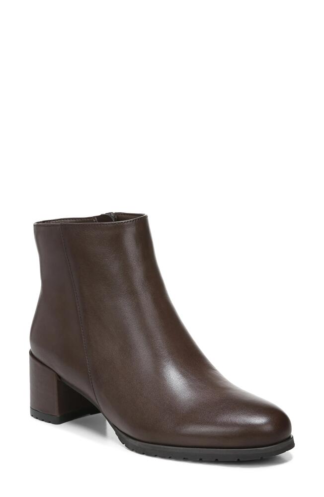 Naturalizer Bay Waterproof Bootie in Chocolate Leather Cover