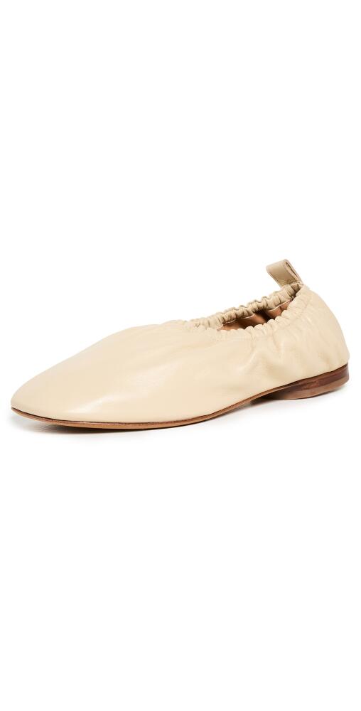 Mansur Gavriel Ruched Ballerina Flats Dune Cover