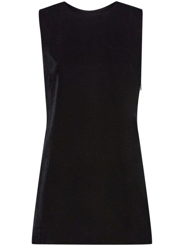 Proenza Schouler twist-detail velvet blouse - Black Cover