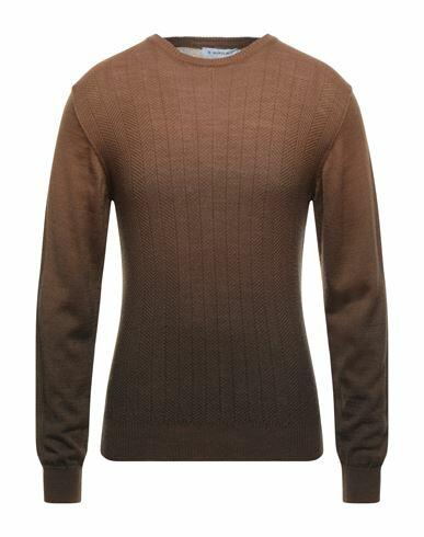 Manuel Ritz Man Sweater Camel Virgin Wool, Acrylic Cover