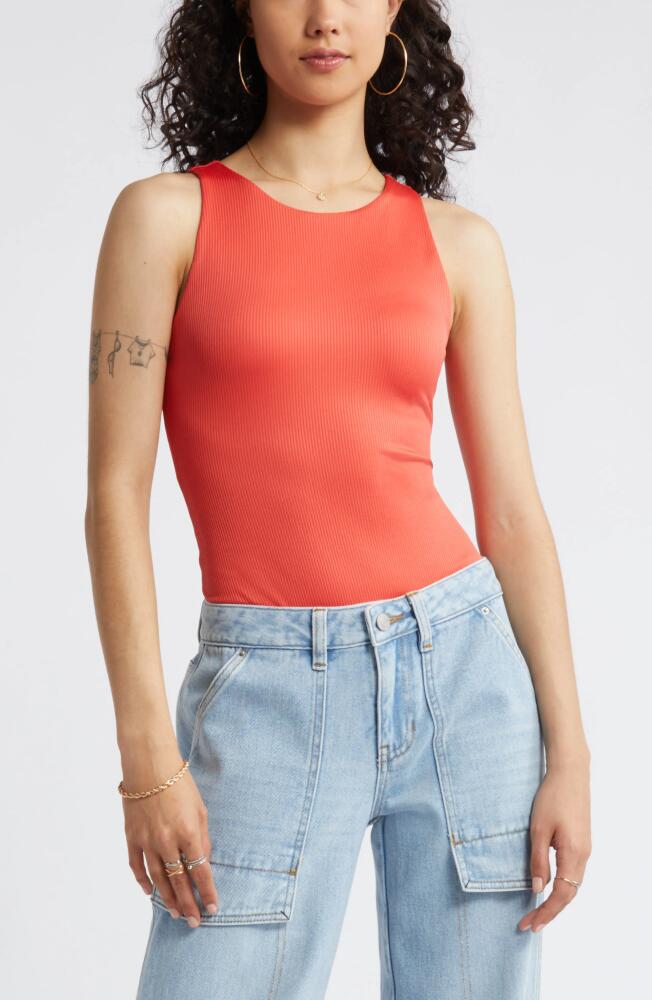 BP. Butter Tank Bodysuit in Red Cayenne Cover