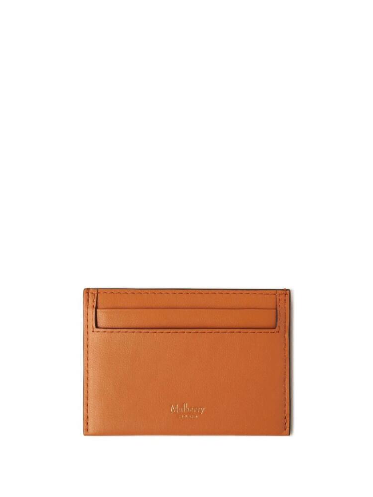 Mulberry Continental leather card holder - Orange Cover