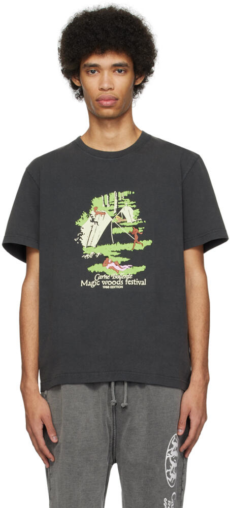 Carne Bollente Black 'Magic Woods Festival' T-Shirt Cover