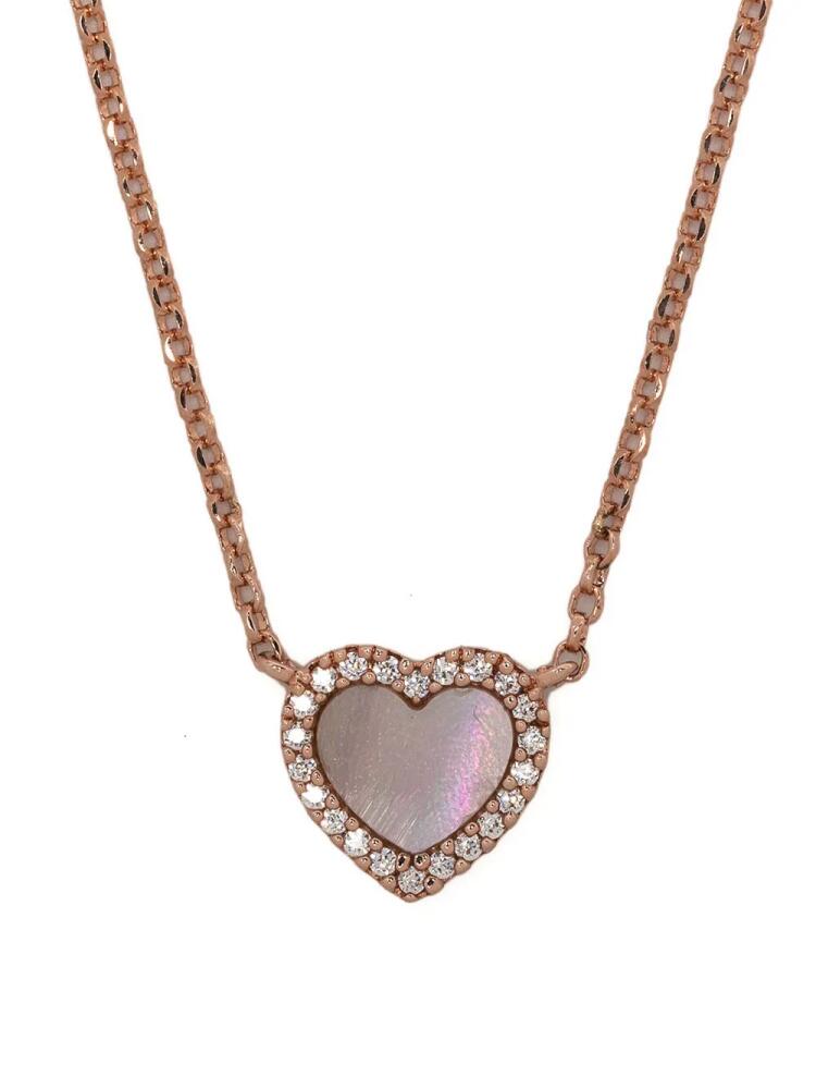 APM Monaco Nacre Heart pendant necklace - Pink Cover