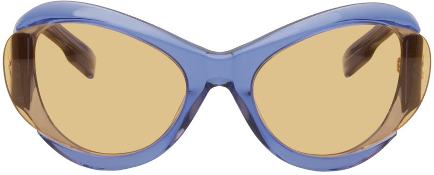 MCQ Blue Oval Sunglasses Cover