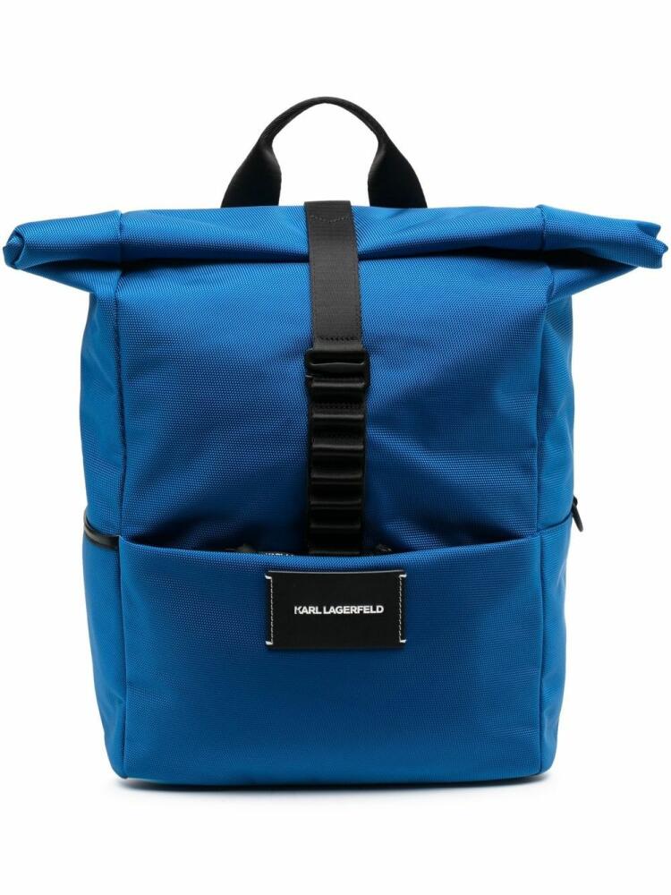 Karl Lagerfeld K/Hook Backpack - Blue Cover