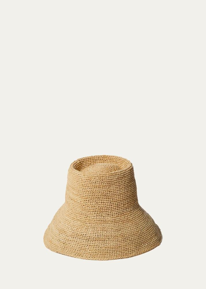 Janessa Leone Felix Large Brim Straw Hat Cover