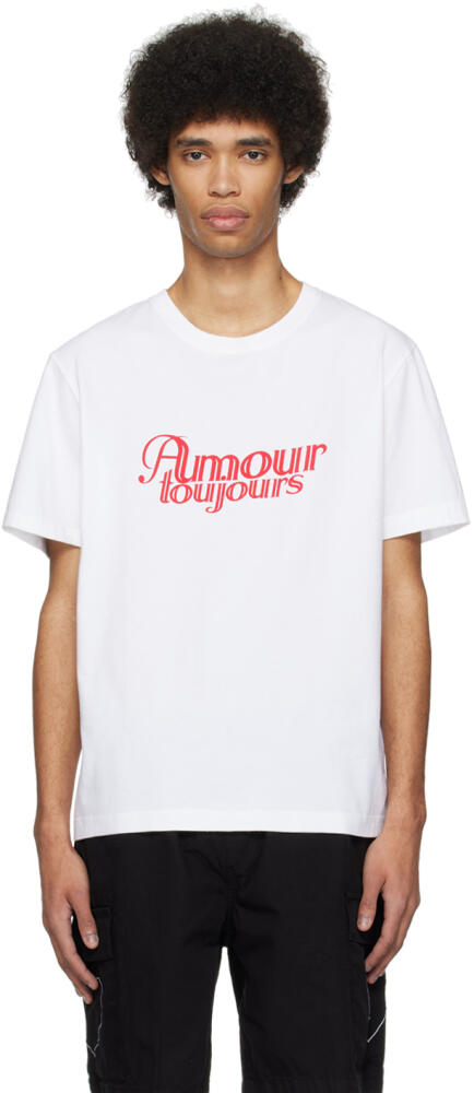 Carne Bollente White 'Amour Toujours' T-Shirt Cover