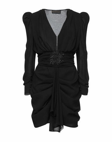 Dundas Woman Mini dress Black Acetate, Polyester Cover