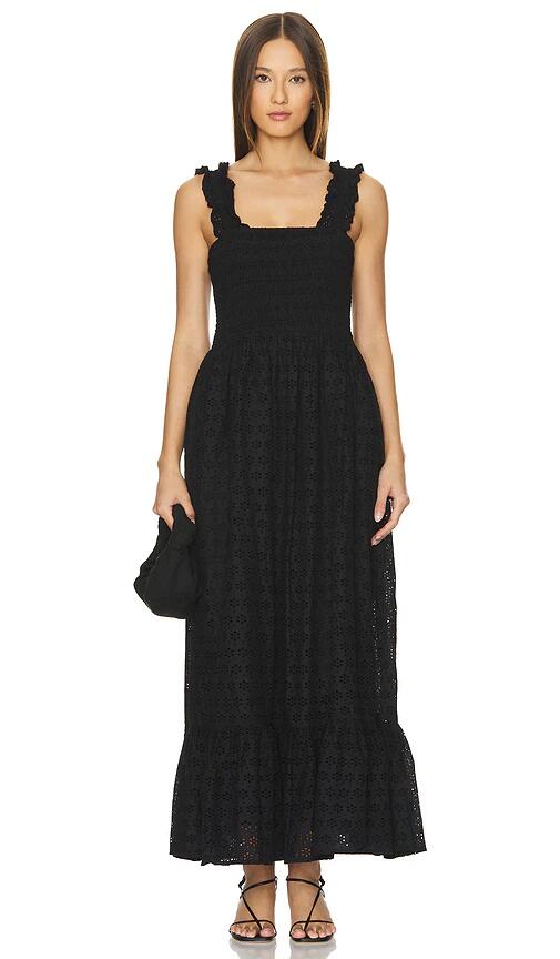 Bobi Eyelet Dress in Black Cover