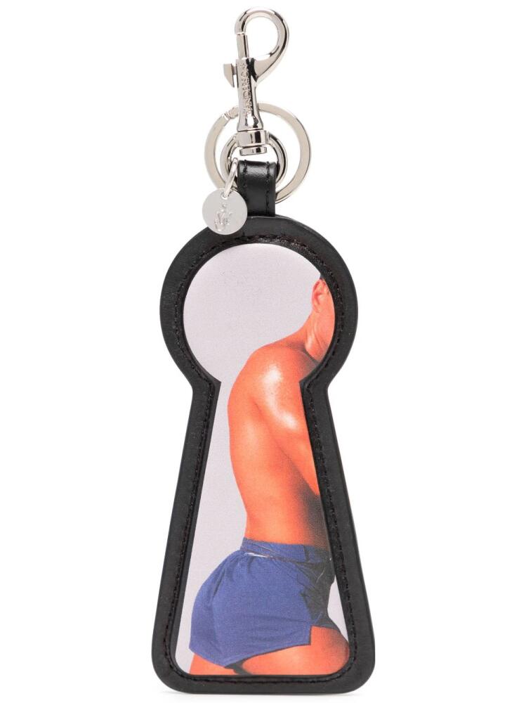 JW Anderson keyhole-charm keyring - Black Cover