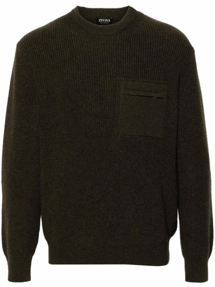 Zegna cashmere sweater - Brown Cover