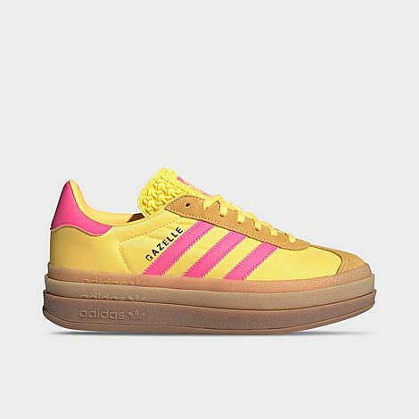 Adidas Women's Originals Gazelle Bold Casual Shoes in Yellow/Spark Cover