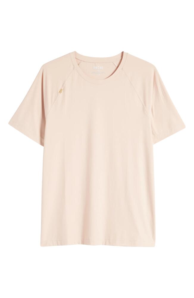 Rhone Reign Athletic Short Sleeve T-Shirt in Rose Dust Heather Cover