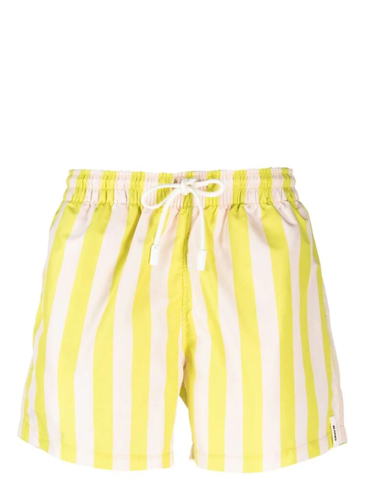 Sunnei striped swim shorts - Yellow Cover