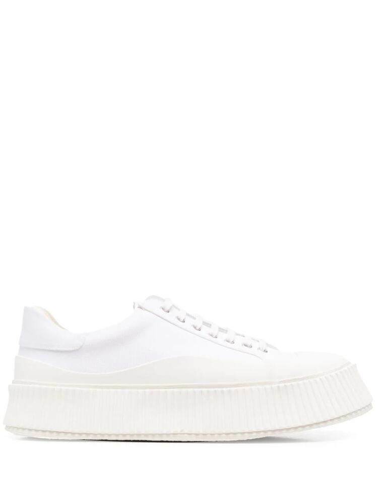 Jil Sander chunky sole sneakers - White Cover