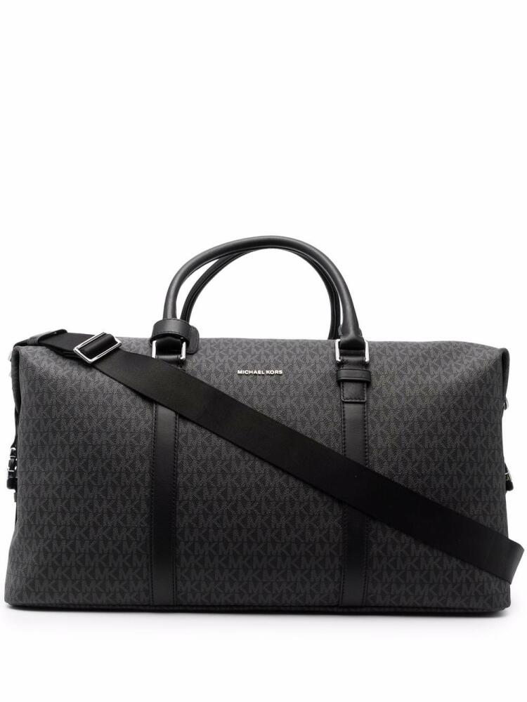 Michael Kors monogram-print holdall bag - Black Cover