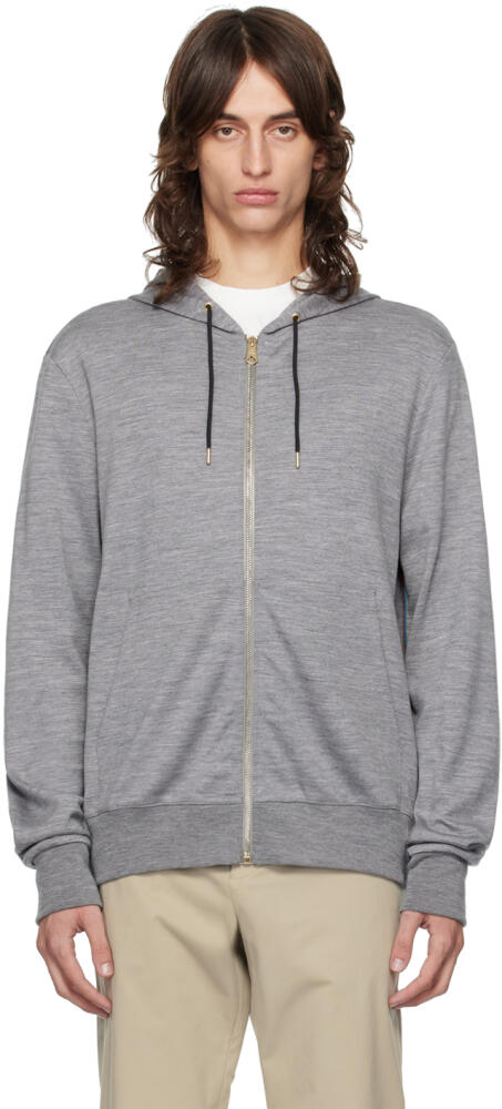 Paul Smith Grey Signature Stripe Hoodie Cover