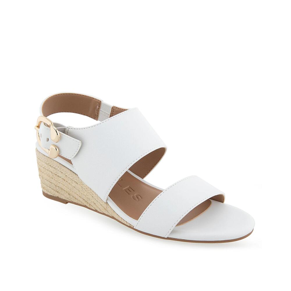 Aerosoles Worth Espadrille Sandal | Women's | White Synthetic Cover