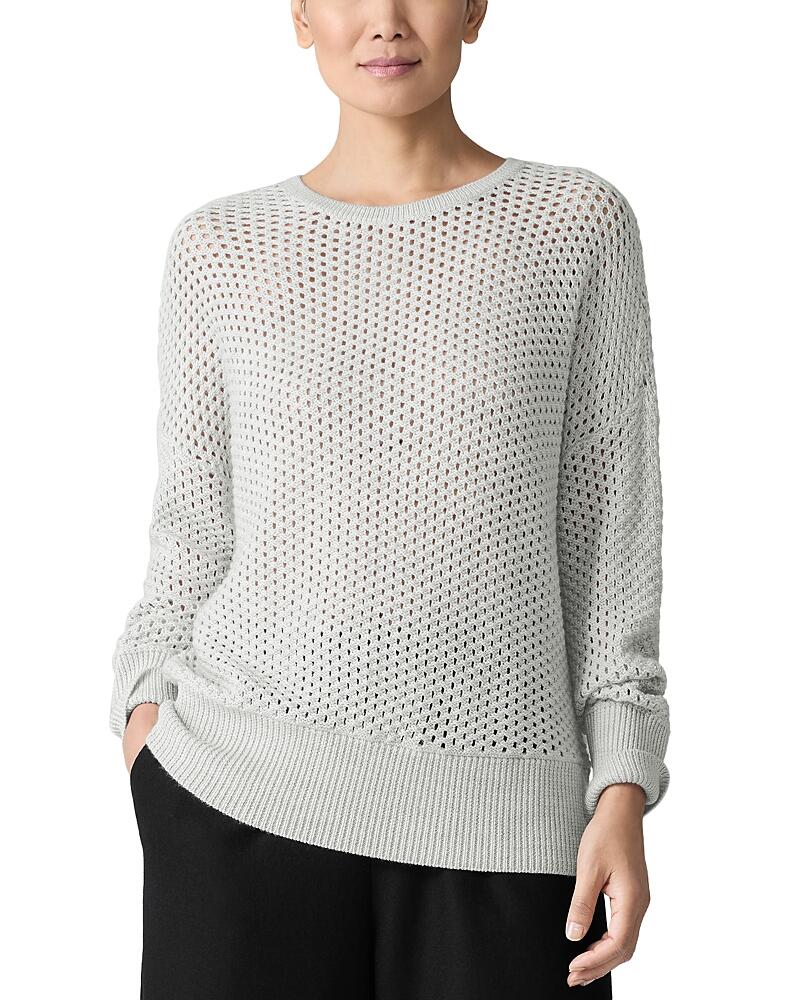 Eileen Fisher Crewneck Wool Sweater Cover