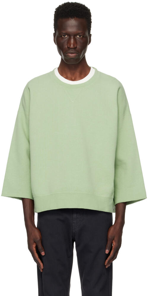 visvim Green Jumbo SB Sweatshirt Cover