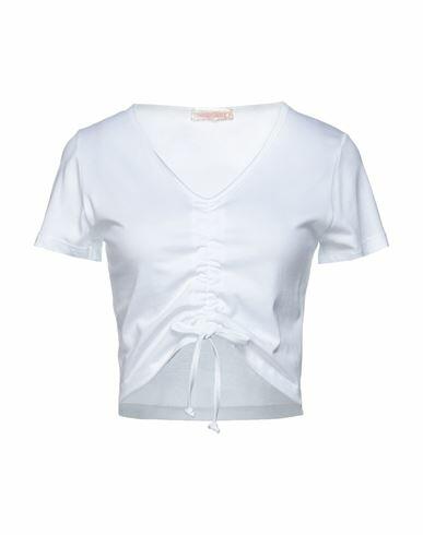 Shop ★ Art Woman T-shirt White Cotton, Modal Cover