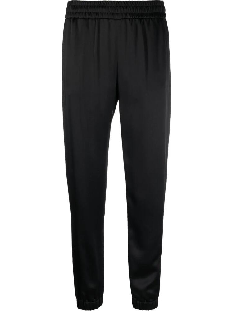 Saint Laurent cropped track pants - Black Cover