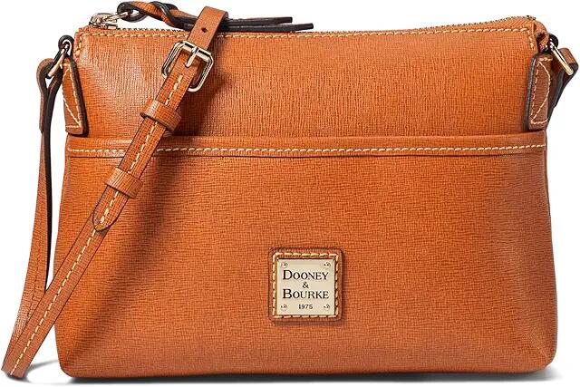 Dooney & Bourke Saffiano Ginger Crossbody (Natural) Handbags Cover