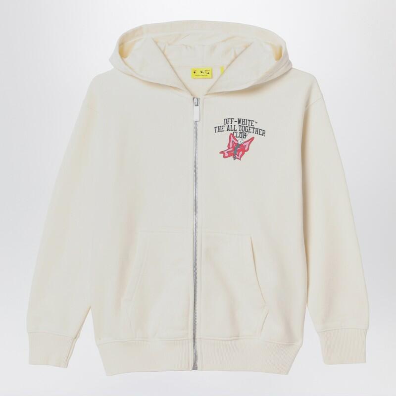 Off-White™ White hoodie with logo Cover