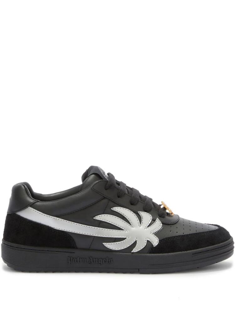 Palm Angels Palm Beach University leather sneakers - Black Cover