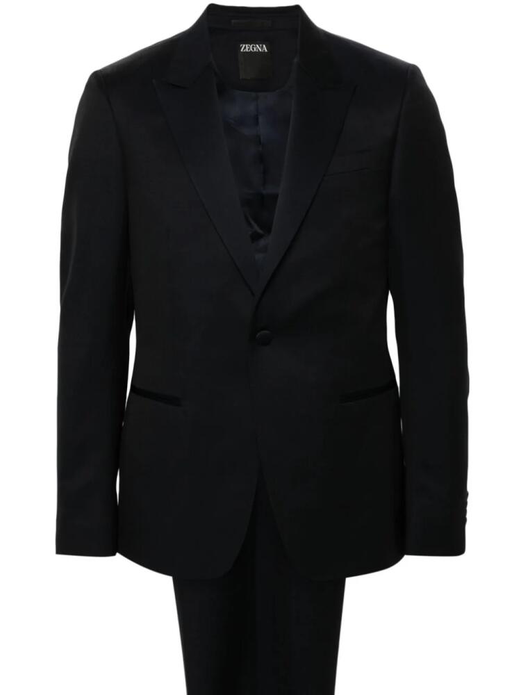 Zegna single-breasted suit - Blue Cover