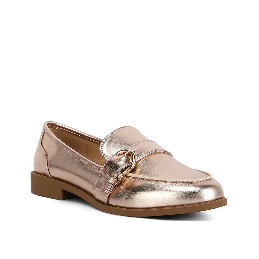 London Rag Haruka Loafer | Women's | Rose Gold Metallic Cover