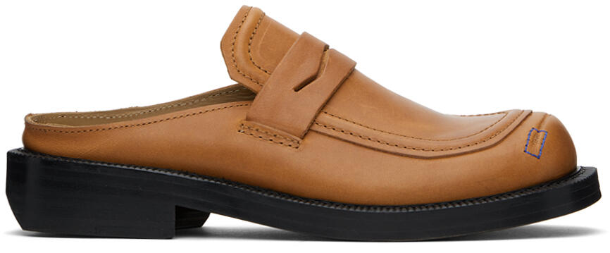 ADER error Brown Curve MU03 Slip-On Loafers Cover