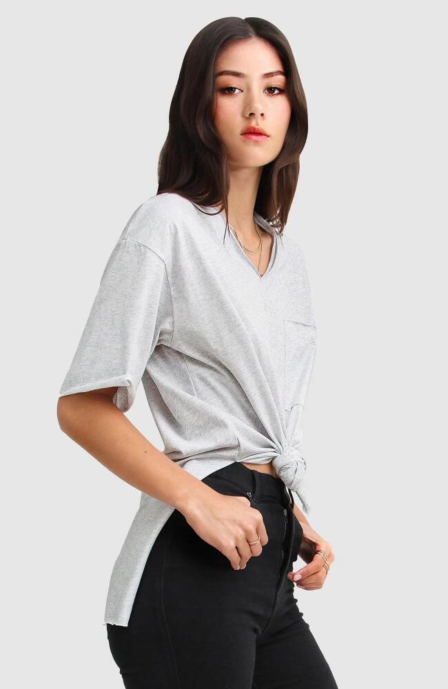 Belle & Bloom Brave Soul Oversized T-Shirt in Grey Cover