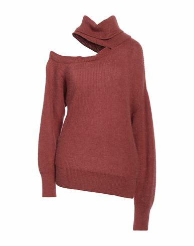 Essentiel Antwerp Woman Turtleneck Brick red Acrylic, Polyamide, Alpaca wool, Mohair wool Cover