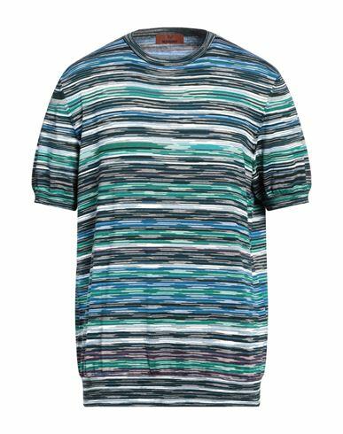 Missoni Man Sweater Green Cotton Cover