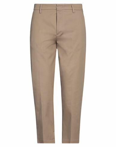 Takeshy Kurosawa Man Pants Light brown Cotton, Elastane Cover