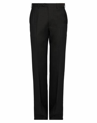 Brioni Man Pants Dark brown Wool Cover