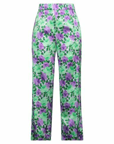 P. a.r. o.s. h. Woman Pants Lilac Silk, Elastane Cover