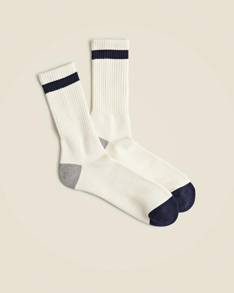 J.Crew Athletic crew socks in gym stripe Cover