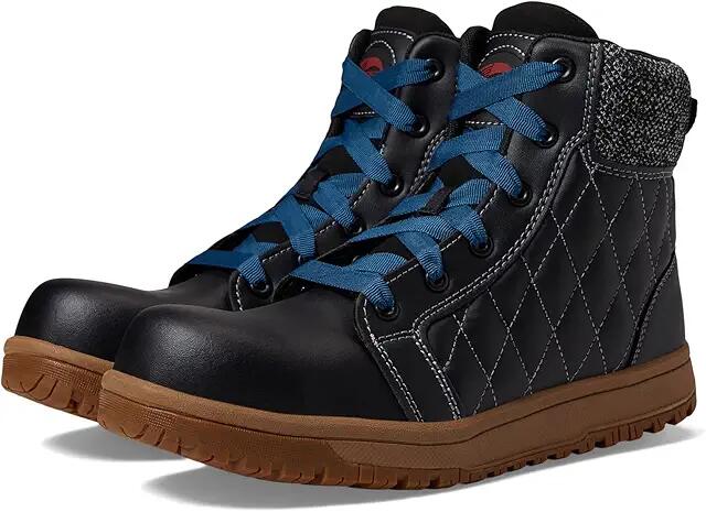 Avenger Work Boots Metro 8 (Black/Blue) Women's Shoes Cover