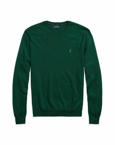 Polo Ralph Lauren Man Sweater Emerald green Merino Wool Cover