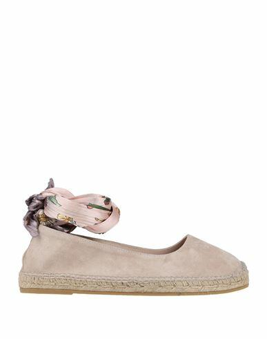 Gaimo Woman Espadrilles Beige Soft Leather, Textile fibers Cover