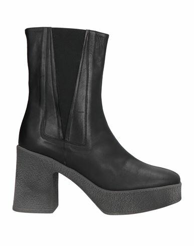 Poesie Veneziane Woman Ankle boots Black Leather Cover