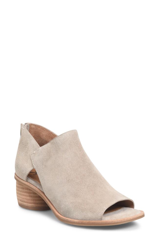 Söfft Carleigh Peep Toe Bootie in Light Grey Cover