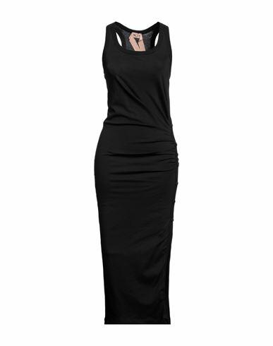 N°21 Woman Maxi dress Black Cotton, Elastane Cover