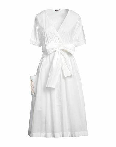 Malìparmi Woman Midi dress White Cotton Cover