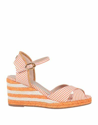 Stuart Weitzman Woman Espadrilles Orange Textile fibers Cover